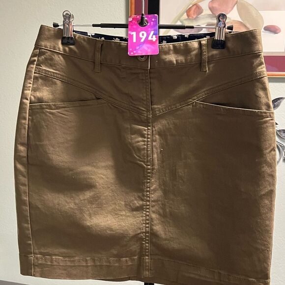 Brooks Brothers Olive Pencil Skirt #DO194 - Picture 5 of 7